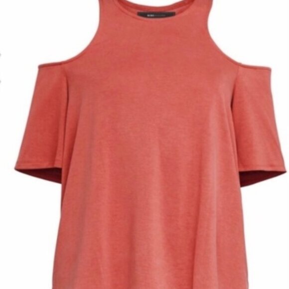 BCBGMAXAZRIA Women's Kelsey Knit Cold Shoulder Top - Picture 4 of 15